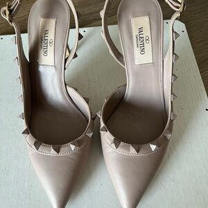 Valentino Women's Blush Studded Heels